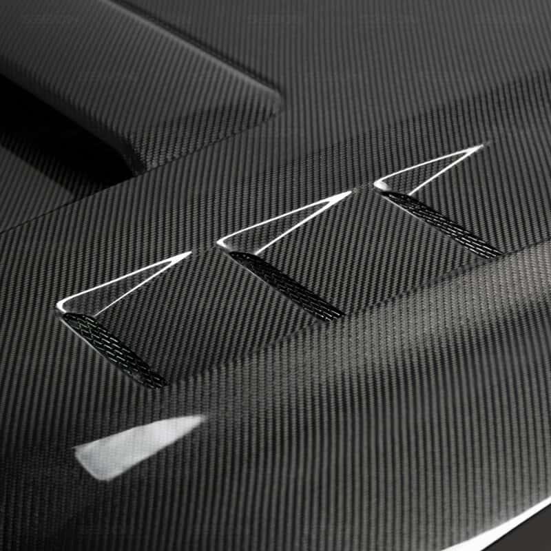 Seibon — Seibon 2018+ Toyota Tacoma TS-Style Carbon Fiber Hood - view 6