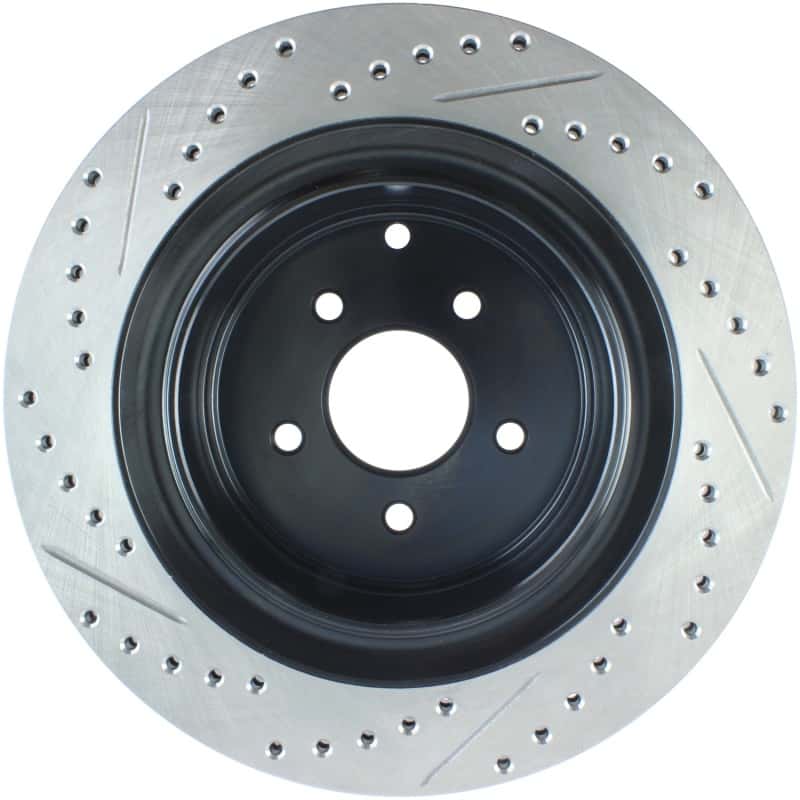Stoptech — StopTech 09 Infiniti FX50 SportStop Slotted & Drilled Rear Left Rotor
Disc Brake Rotor
Slot/Drill Rotor - view 2