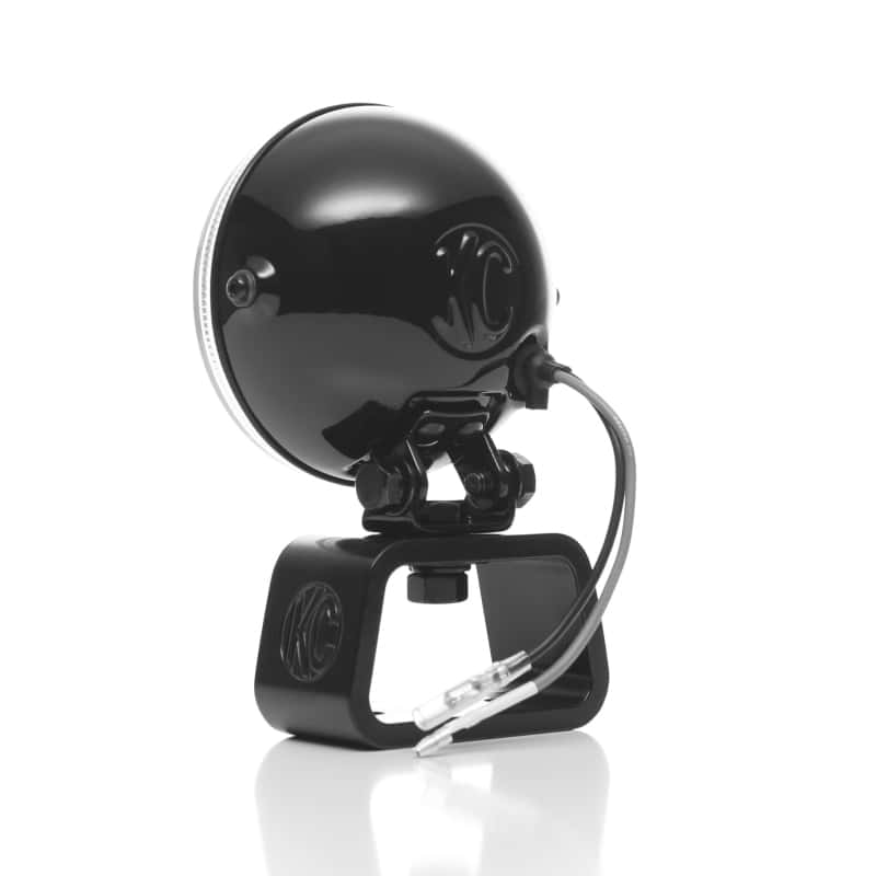 KC HiLiTES — KC HiLiTES Rally 400 4in. Round Halogen Light 55w Spread Beam (Pair Pack System) - Black
Rally 400 - view 2