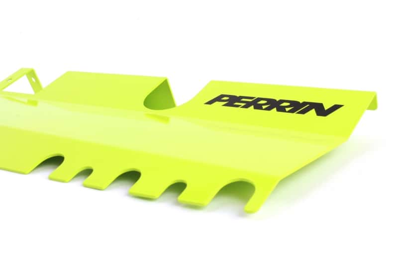 Perrin Performance — PERRIN 15-21 Subaru WRX/STI Radiator Shroud (Without OEM Intake Scoop) - Neon Yellow - view 4