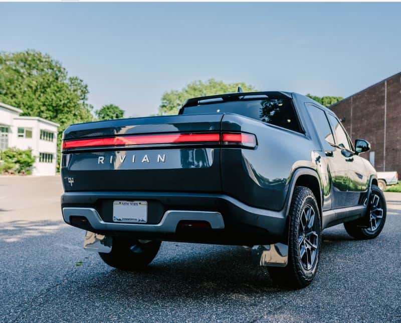 Rally Armor — Rally Armor 22-25 Rivian R1T Black UR Mud Flap w/Tangerine Scream Logo
Mud Flap - view 7