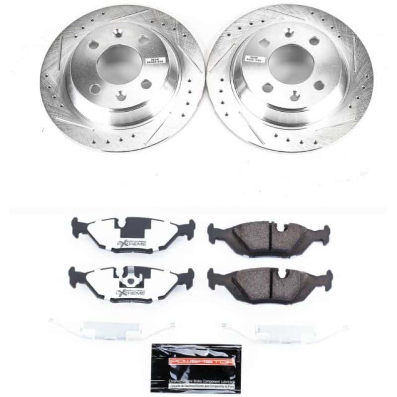 PowerStop — Power Stop 88-93 Saab 900 Rear Z26 Street Warrior Brake Kit - view 1