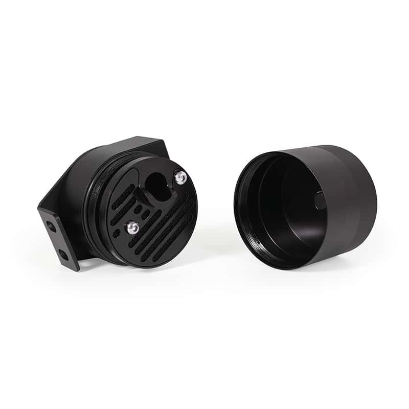 Mishimoto — Mishimoto 2008-2010 Powerstroke Baffled Oil Catch Can Kit
Catch Can Kit - view 4