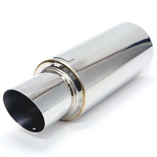 BLOX Racing — BLOX Racing 60.5mm Street Muffler - Straight Tip - view 2