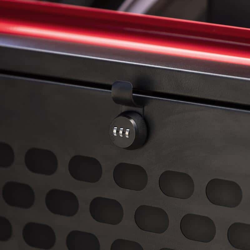 Tuffy Products — Tuffy Jeep Wrangler Molle Tailgate Lockbox W/ Combo Lock
Tailgate Lockbox - view 3