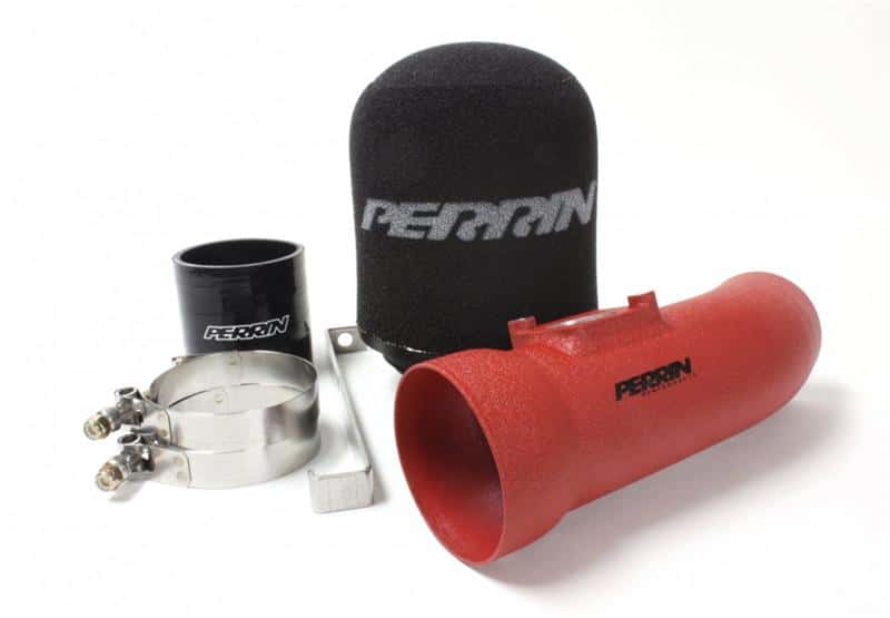 Perrin Performance — PERRIN 02-07 Subaru WRX/STi / 04-08 Forester XT Short Ram Intake - Red - view 2