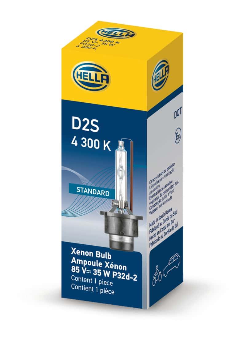 Hella — Hella Xenon D2S Bulb P32-2d 85V 35W 4300k
D2S 4300 K Xen Bulb - view 7