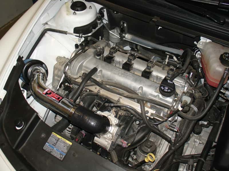 Injen — Injen 09-10 Chevrolet Malibu 2.4L No Air Pump / 08-09 Pontiac G6 2.4L No Air Pump Polished Air Intak
Short Ram Intake
Air Intake Kit - view 4