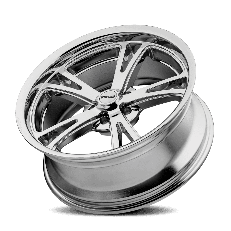 Ridler Wheels — Ridler 606 20x8.5 / 5x127 BP / 0mm Offset / 83.82mm Hub Chrome Wheel
RIDLER 606 - view 2