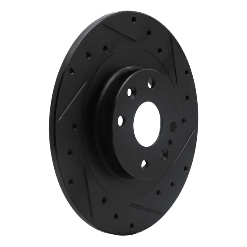 R1 Concepts — R1 01-05 Mazda Miata Rear Right Drilled & Slotted Black Brake Rotor
R1 Brake Rotor Drill - view 2