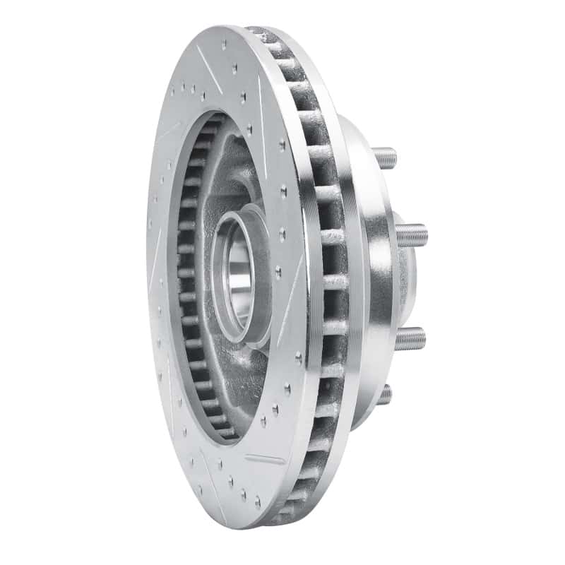 R1 Concepts — R1 1988-1996 Chevrolet C2500 Front Left Drilled & Slotted Silver Brake Rotor
R1 Brake Rotor Drill - view 4