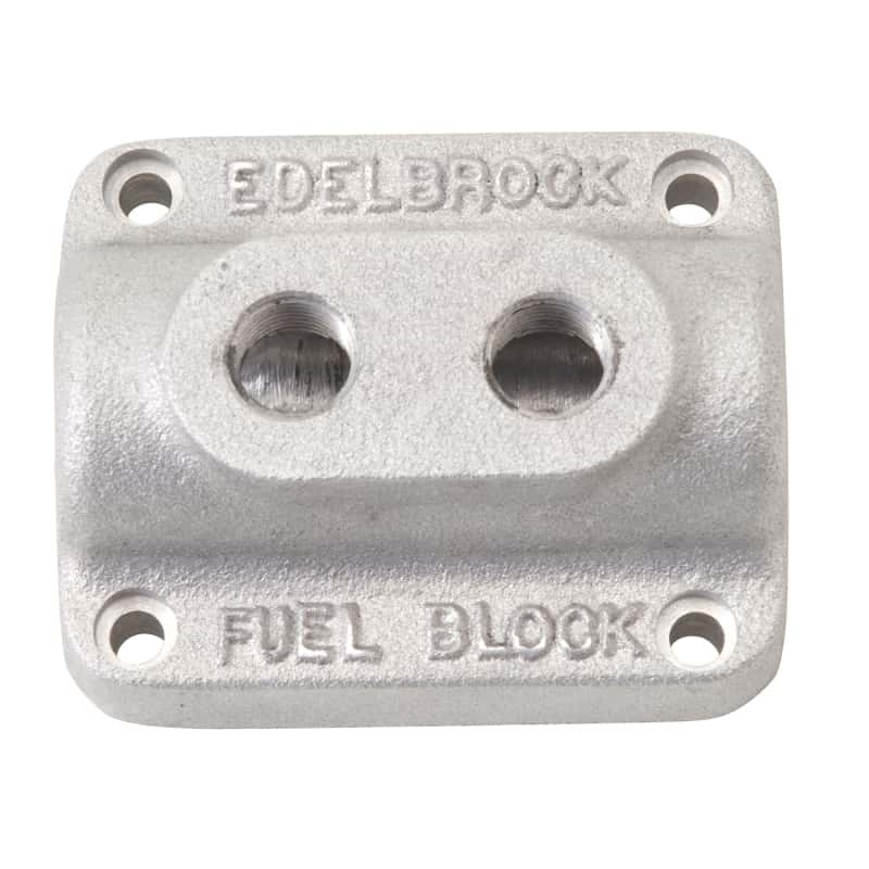 Edelbrock — Edelbrock Fuel Block Dual Carburetor As Cast
CARB COMPONENTS - view 3