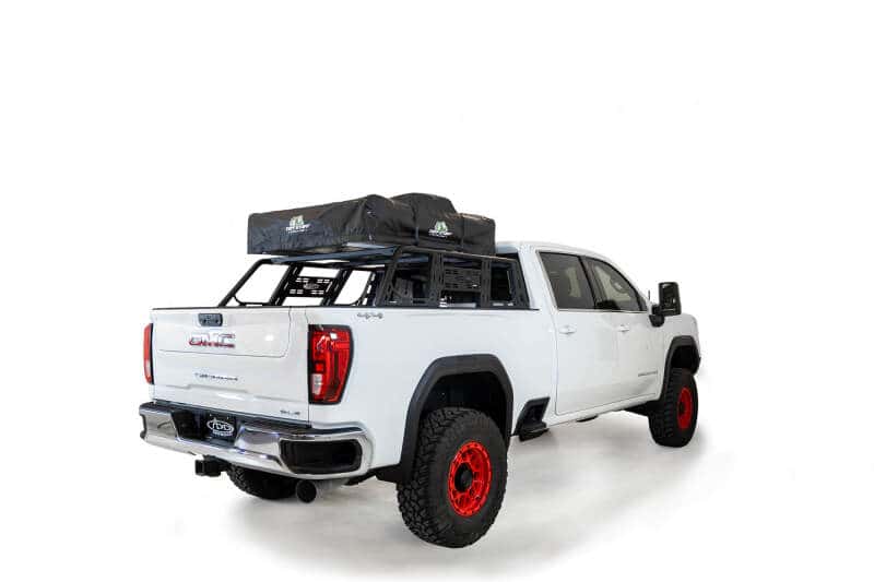 Addictive Desert Designs — Addictive Desert Designs Universal Overlander Chase Rack w/Universal Light Mounting Slot
Bed Rack - view 11