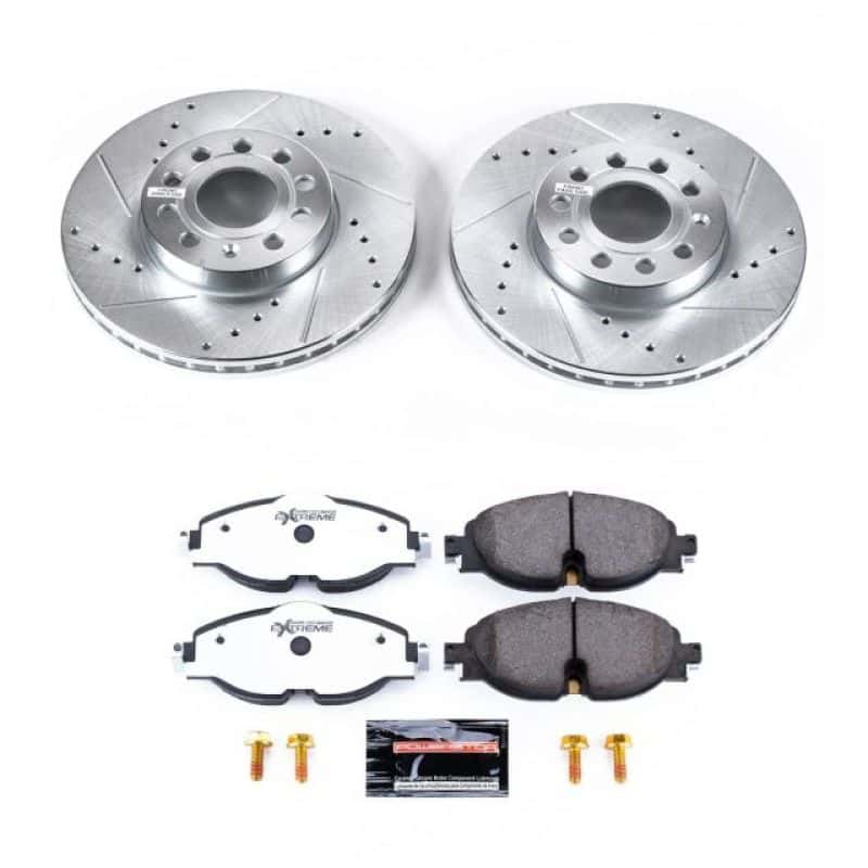 PowerStop — Power Stop 15-18 Audi A3 Front Z26 Street Warrior Brake Kit - view 1