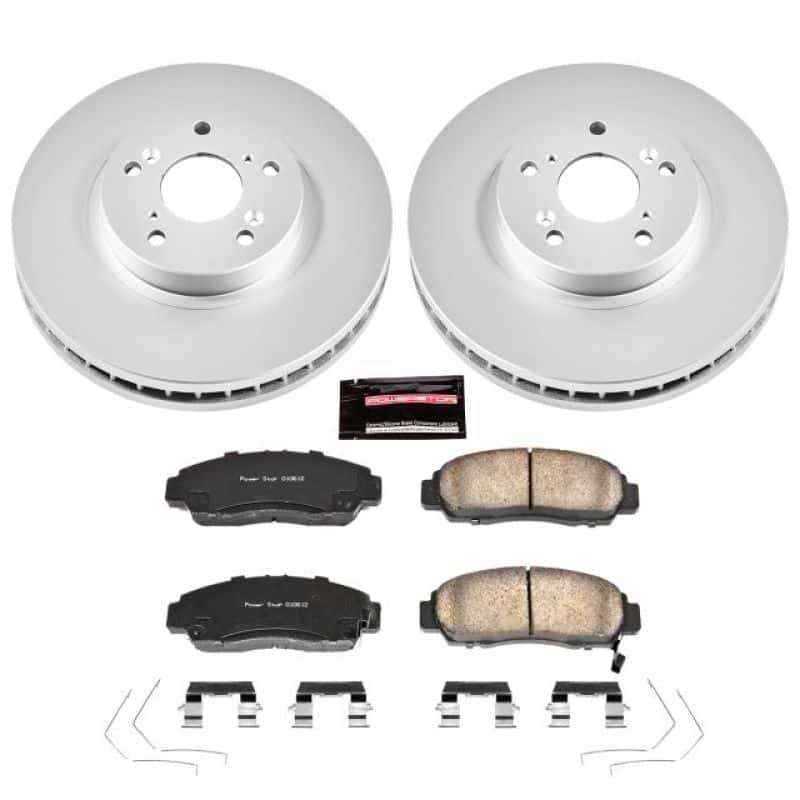 PowerStop — Power Stop 11-14 Acura TSX Front Z17 Evolution Geomet Coated Brake Kit - view 1