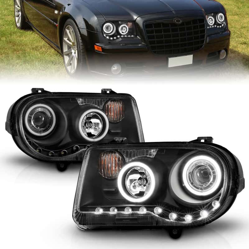 ANZO — ANZO 2005-2010 Chrysler 300C Projector Headlights w/ Halo Black (CCFL) G2
Head Light Set
HdLtSet - view 8