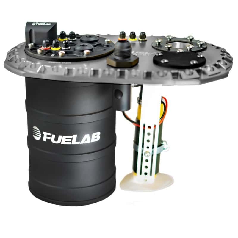Fuelab — Fuelab Quick Service Surge Tank w/Bosch Lift Pump & Dual 500LPH Brushed Pumps w/Controller -Titanium - view 2