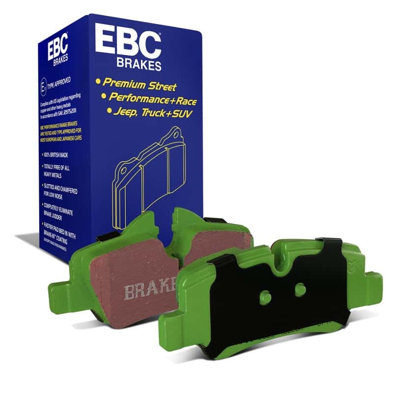 EBC — EBC 14+ Mini Hardtop 1.5 Turbo Cooper Greenstuff Rear Brake Pads
Disc Brake Pad - view 1