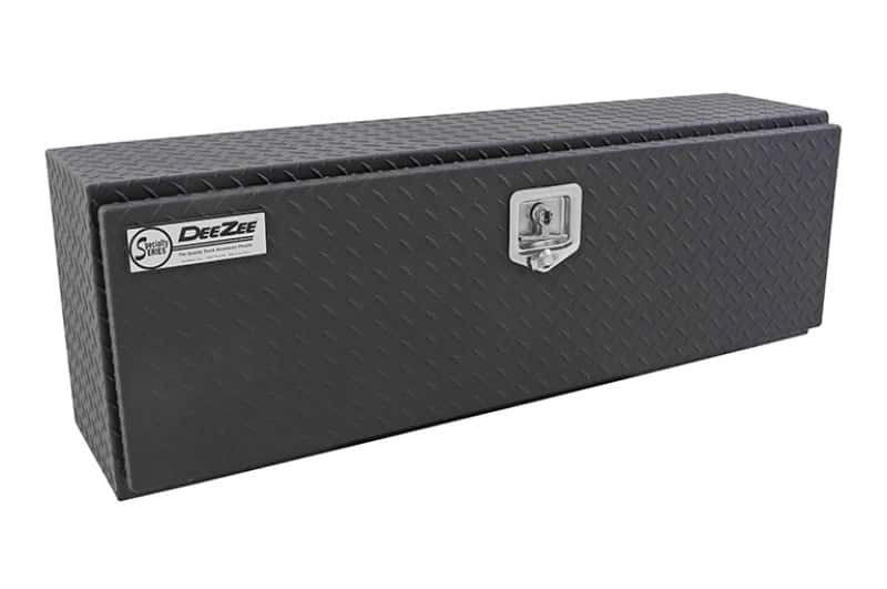 Dee Zee — Dee Zee Universal Tool Box - Specialty 48In Topsider Black BT Alum (Txt Blk)
ToolBxTrkBedSideRail - view 2