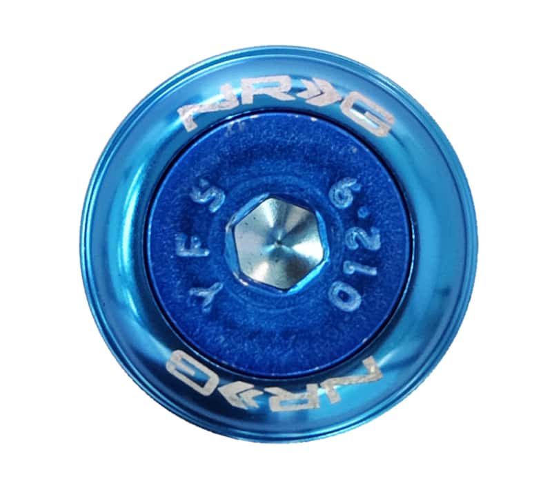 NRG — NRG Fender Washer Kit w/Color Matched M8 Bolt Rivets For Plastic (Blue) - Set of 8 - view 2