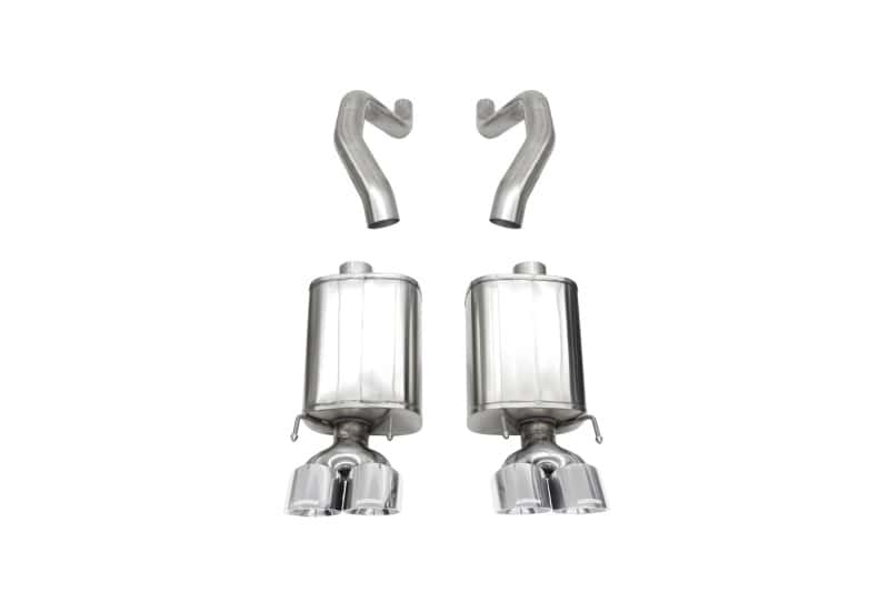 CORSA Performance — Corsa 06-13 Chevy Corvette C6 Z06 7.0L / 09-13 ZR1 6.2L Polished Axle-Back Exhaust w/4.5in Twin Tips
Exhaust - view 1