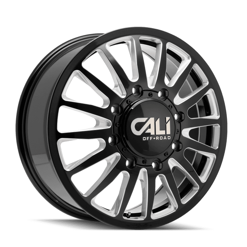 Cali Off-Road — Cali Off-Road 9110D Summit Dually 22x8.25 / 8x200 BP / -192mm Offset / 142mm Hub Gls Blk Mill Wheel
9110D - view 1