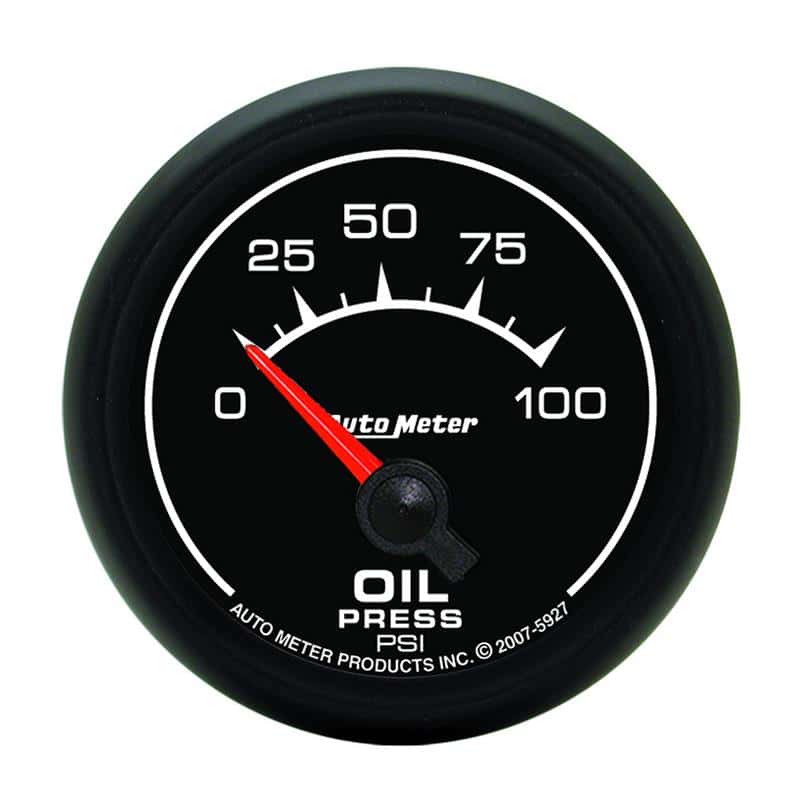 AutoMeter — Autometer ES 52mm 100 PSI Short Sweep Electric Oil Pressure Gauge
GA 2" OP 100PSI E ES - view 2