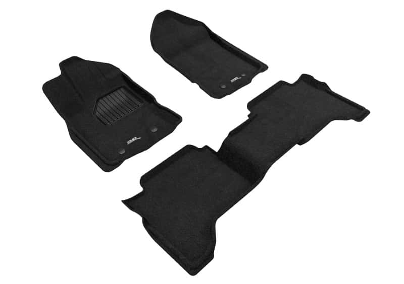 3D MAXpider — 3D MAXpider 19-23 Ford Ranger Supercrew Elegant Black R1 R2
Floor Mat Set - view 1