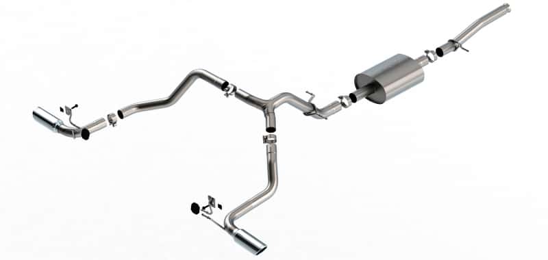 Borla — Borla 19-20 Chevrolet Silverado 5.3L V8 2/4WD Regular Cab S-Type Cat-back
Cat-Back System - view 1