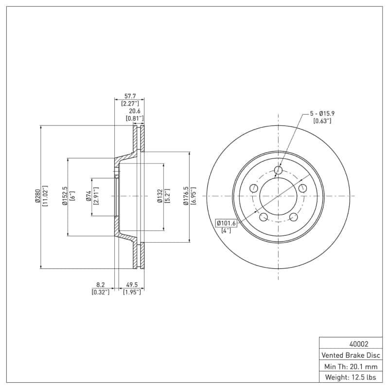 DFC — DFC 65-72 Dodge Dart Front Brake Rotor
DFC Brake Rotor - view 6