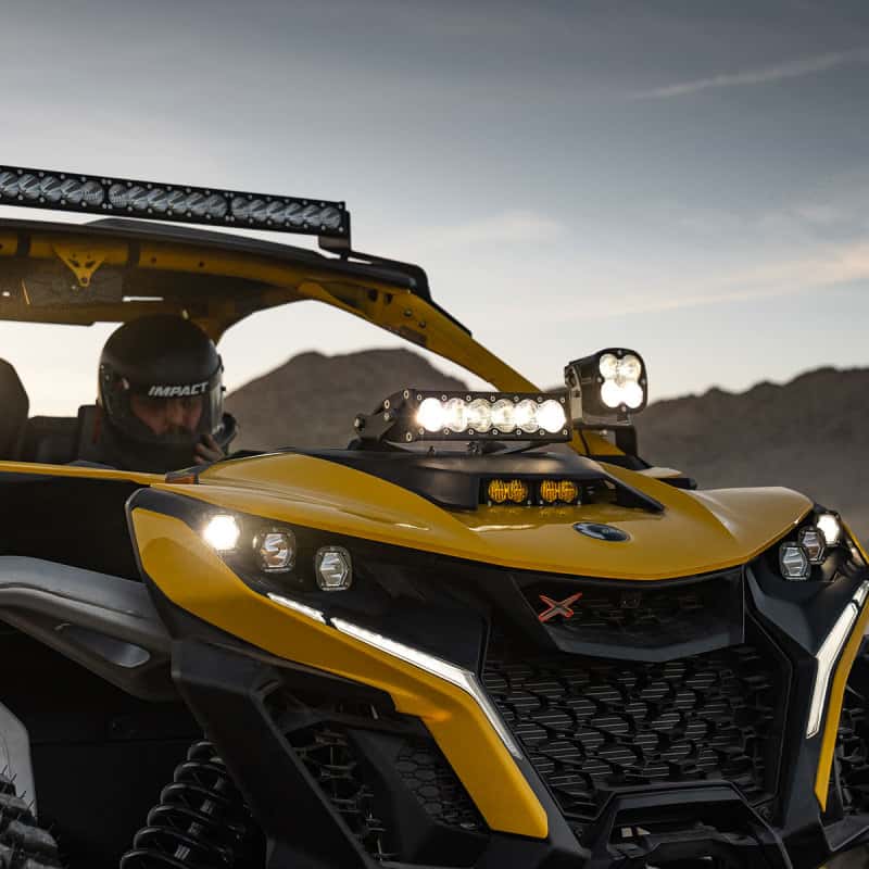 Baja Designs — Baja Designs Can-Am Maverick R Clear 10in OnX6+ Shock Tower Kit - view 3