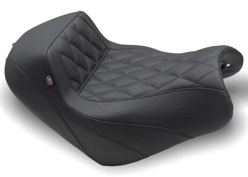 Mustang Motorcycle — Mustang 15-23 Kawasaki Vulcan S Solo Seat Diamond Stitch - Black - view 1