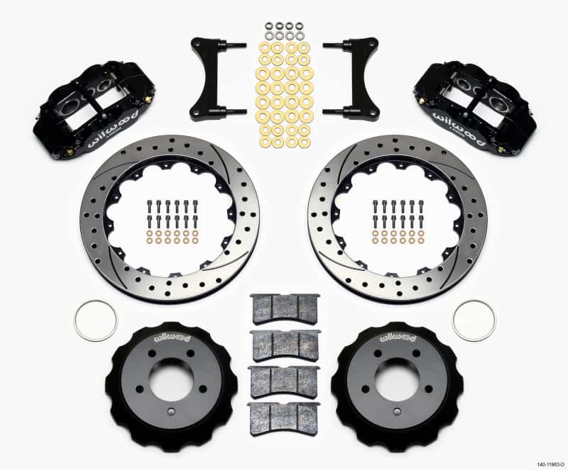 Wilwood — Wilwood Narrow Superlite 6R Front Hat Kit 12.88in Drilled 93-96 Mazda RX7
BRAKE KIT - view 1