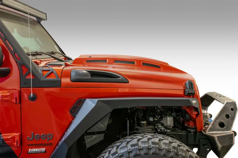 DV8 Offroad — DV8 Offroad 18+ Jeep JL Heat Dispersion Hood - Primer Black
Hood - view 19