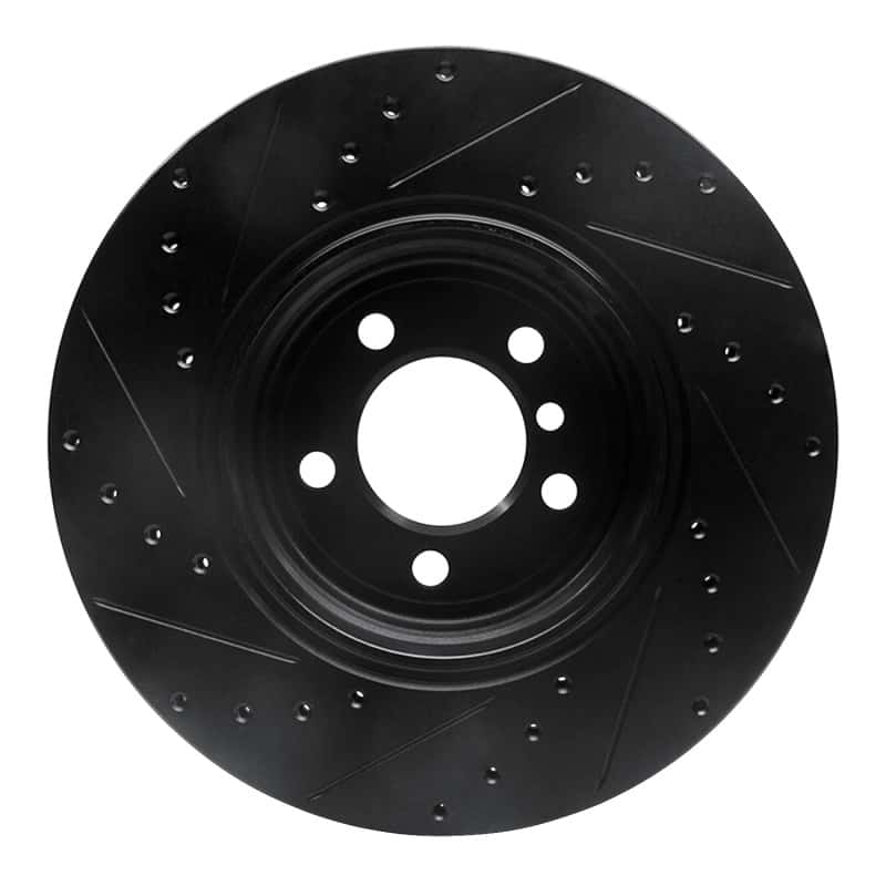 R1 Concepts — R1 02-05 BMW 745LI Rear Right Drilled & Slotted Black Brake Rotor
R1 Brake Rotor Drill - view 5