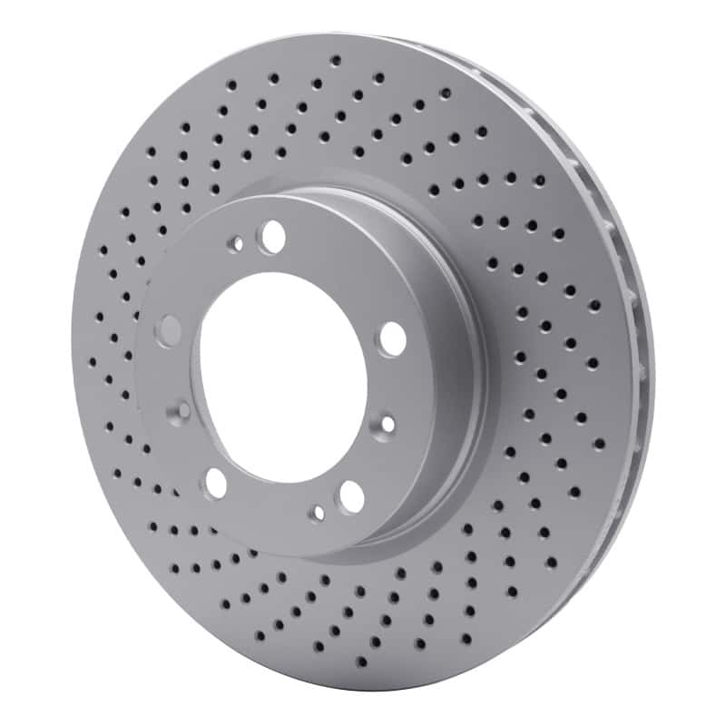 DFC — DFC 98-12 Porsche Cayman Left Front Drilled Hi-Carbon Alloy Geomet Coated Rotor
DFC Brake Rotor - view 2