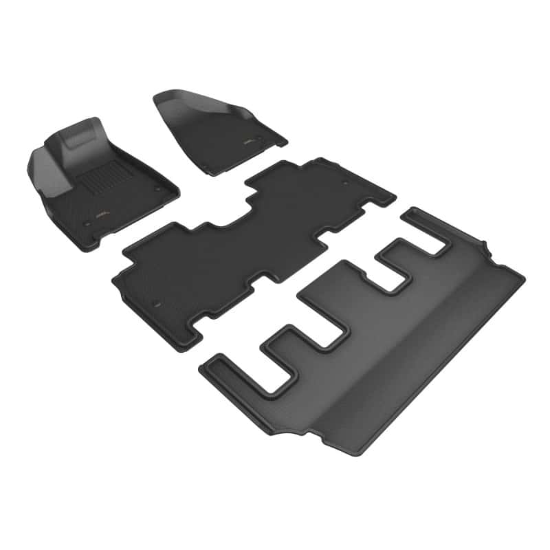 3D MAXpider — 3D MAXpider 21-23 Chrysler Pacifica Pinnacle Kagu Floor Mat- Black R1 R2 R3
Floor Mat Set - view 1