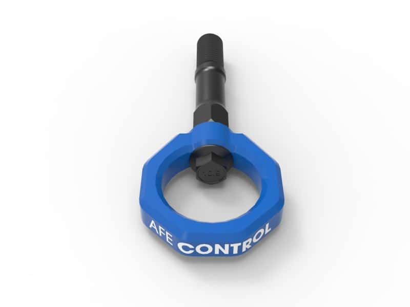aFe — aFe CONTROL Rear Tow Hook Chevrolet Corvette (C8) 20-25 V8-6.2L- Blue
Rear Tow Hook - view 3