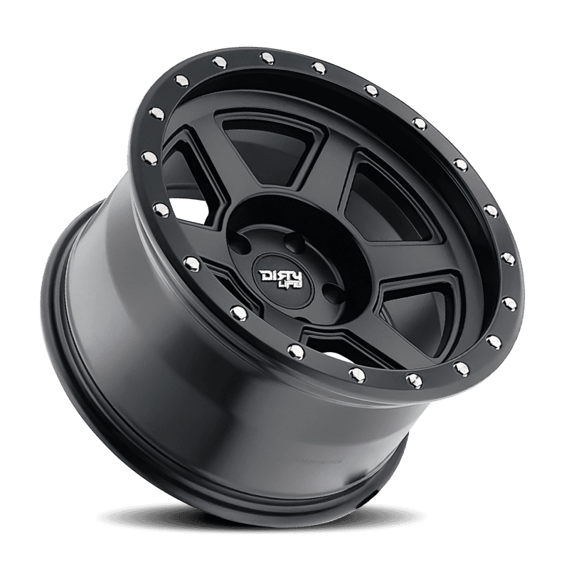 Dirty Life — Dirty Life 9315 Compound 17x9 / 6x139.7 BP / -12mm Offset / 106mm Hub Matte Black Wheel
DIRTY LIFE 9315 - view 2