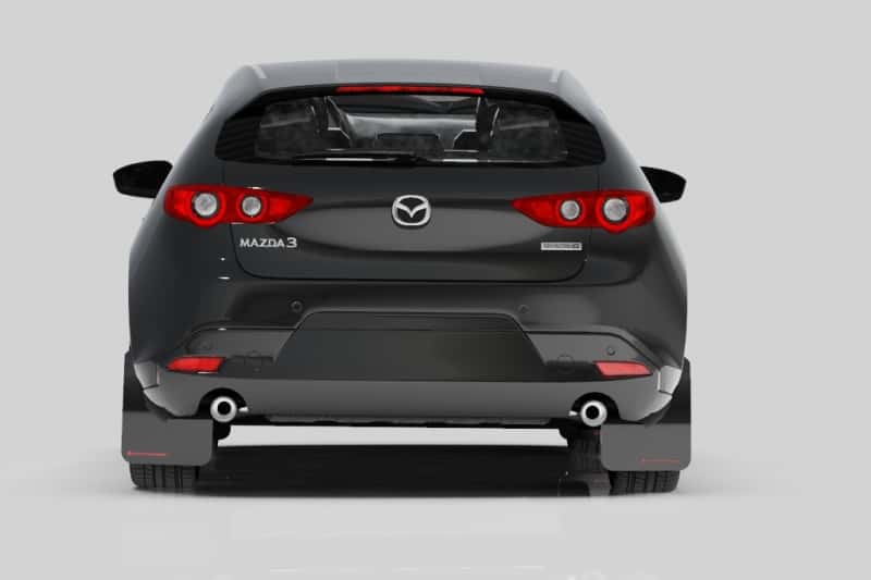 Rally Armor — Rally Armor 19-26 Mazda3 Hatchback Black UR Mud Flap w/Dark Grey Logo
Mud Flap - view 2