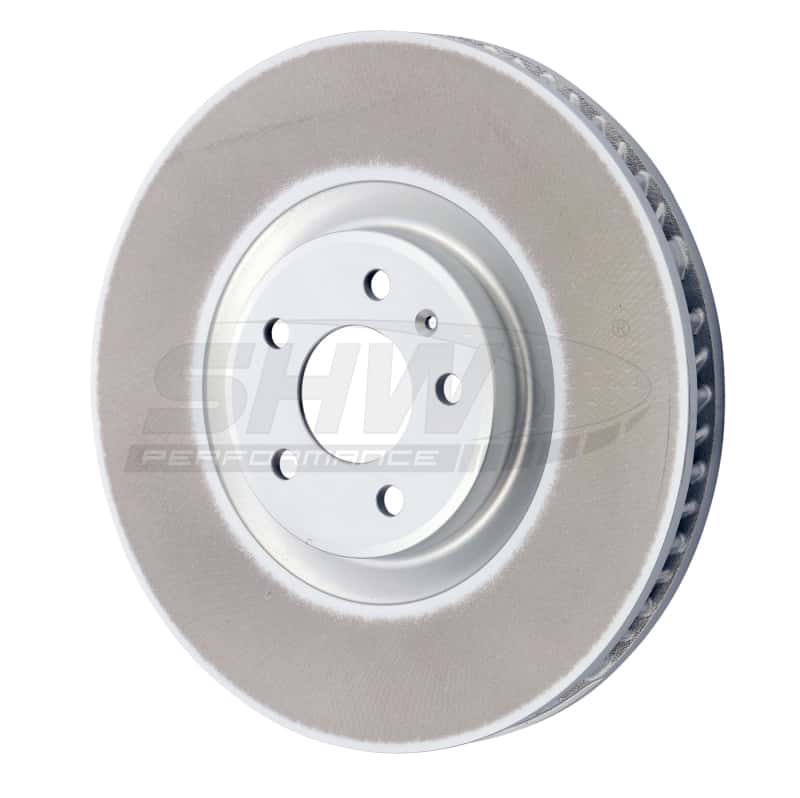 SHW Performance — SHW 20-21 Porsche Macan GTS 2.9L Right Front Smooth Monobloc Brake Rotor (95B615302AA) - view 2