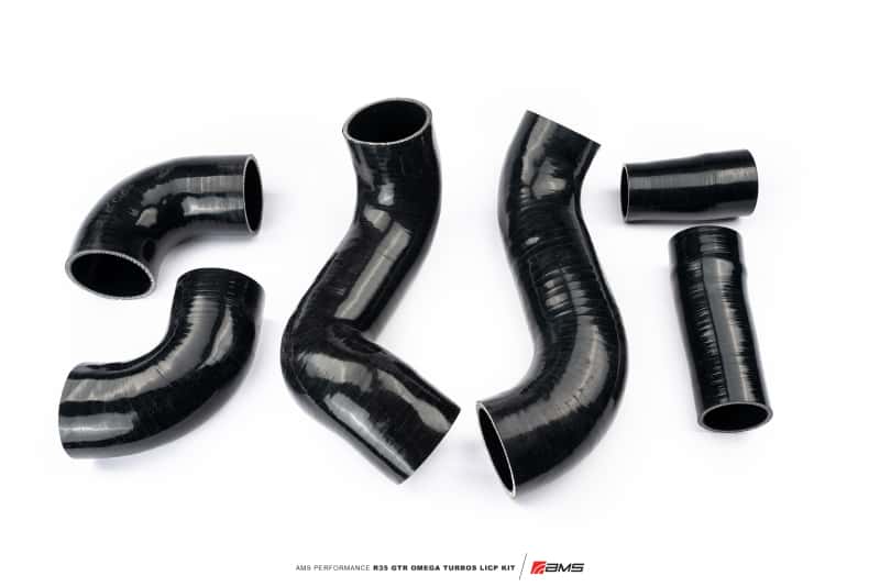 AMS — AMS Performance 2009+ Nissan R35 GTR Omega Turbo Kit 3in Lower Intercooler Pipes (Omega 9 & 14)
Intercooler Pipe Kit - view 4