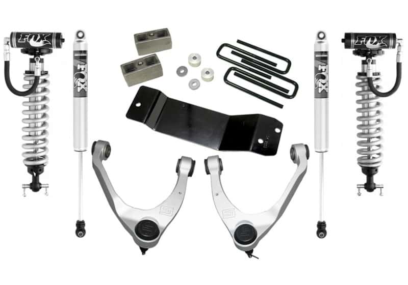 Superlift — Superlift 14-19 Chevy Silv 4WD 3.5in Lift Kit w/ Alum Control Arms Fox Front Coilover & 2.0 Rear - view 1