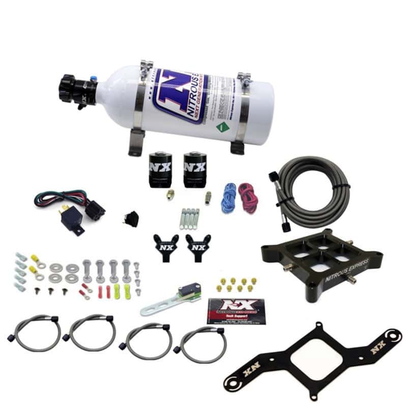 Nitrous Express — Nitrous Express 4150 Billet Crossbar Pro-Power Nitrous Kit (100-500HP) w/5lb Bottle
Injection System Kit
N2OSys - view 1
