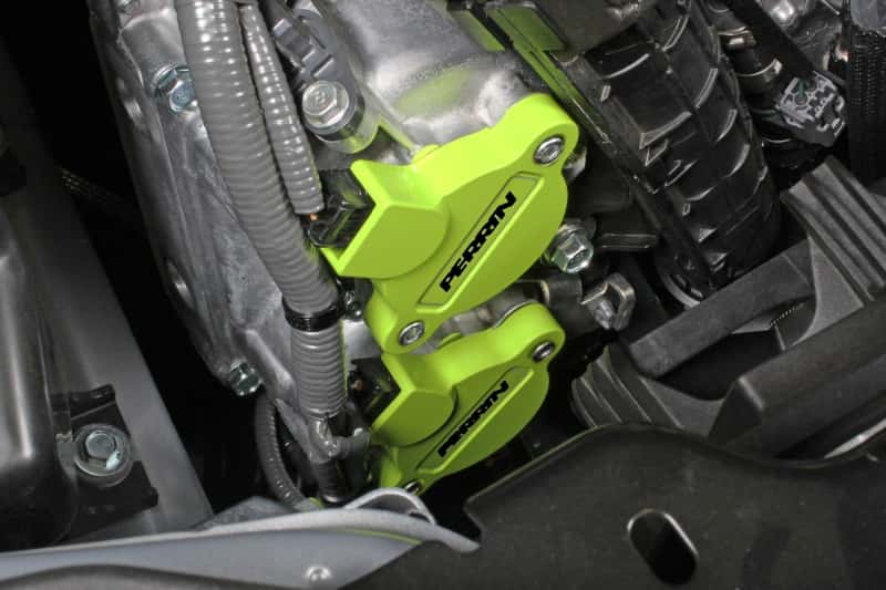 Perrin Performance — PERRIN 15-25 Subaru WRX / 04-18 Forester / 20-25 OBXT & LGXT Cam Solenoid Cover - Yellow - view 5