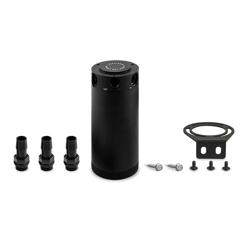 Mishimoto — Mishimoto Compact Baffled Oil Catch Can - 3-Port
Engine Oil Separator - view 2