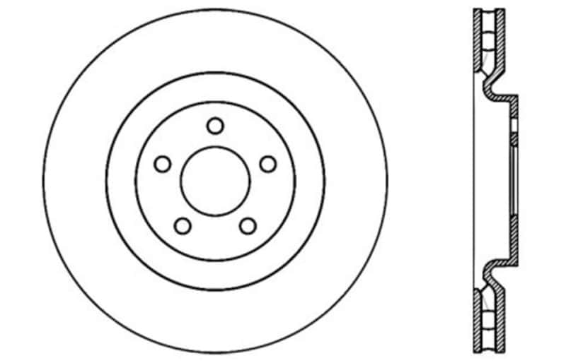 Stoptech — StopTech Slotted & Drilled Sport Brake Rotor
Disc Brake Rotor
Slot/Drill Rotor - view 4
