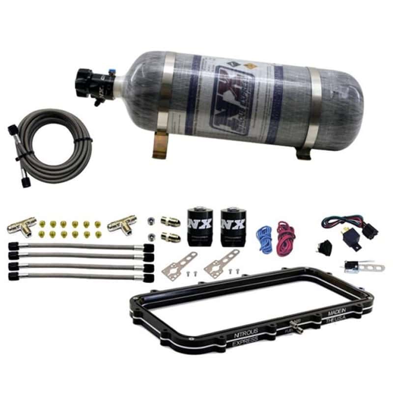 Nitrous Express — Nitrous Express Holley High Ram Plenum Nitrous Plate Kit w/12lb Bottle
Injection System Kit
N2OSys - view 3