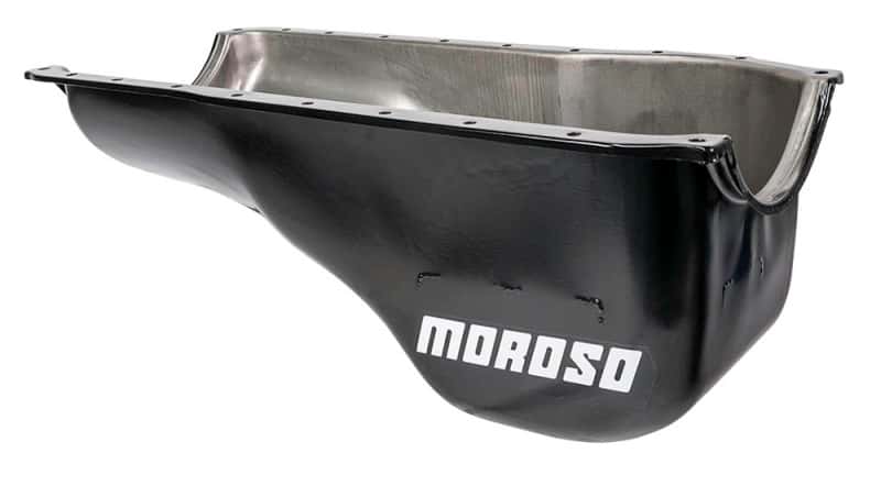 Moroso — Moroso Ford 351C/351M Stock (w/Front Sump) Wet Sump 6qt 8.25in Steel Oil Pan - view 2
