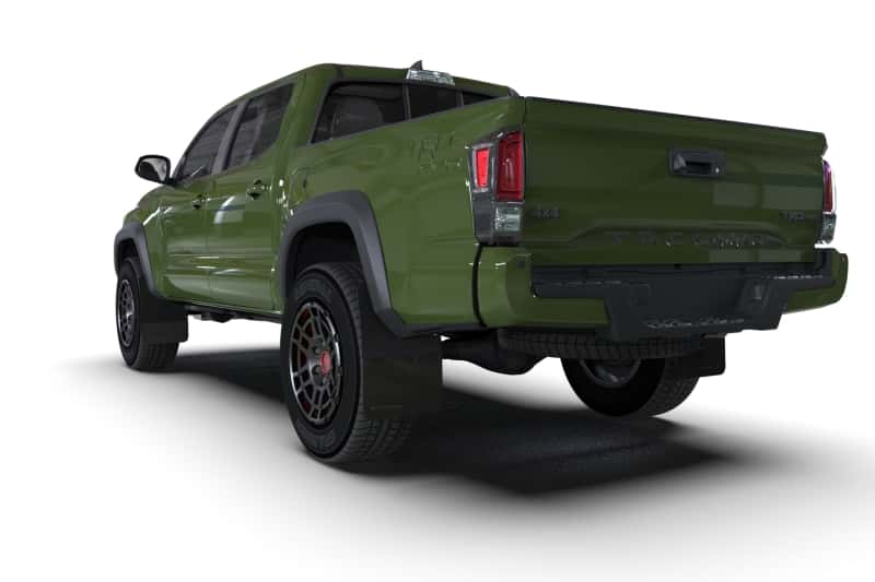 Rally Armor — Rally Armor 16-23 Toyota Tacoma Gen 3 Black Mud Flap w/Army Green Logo
Mud Flap - view 2